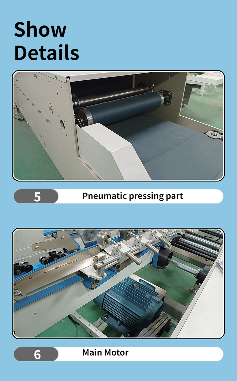 Convenient CQT-800 Aluminum Foil and Tin Foil Packaging Box Folding Gluing Machinery