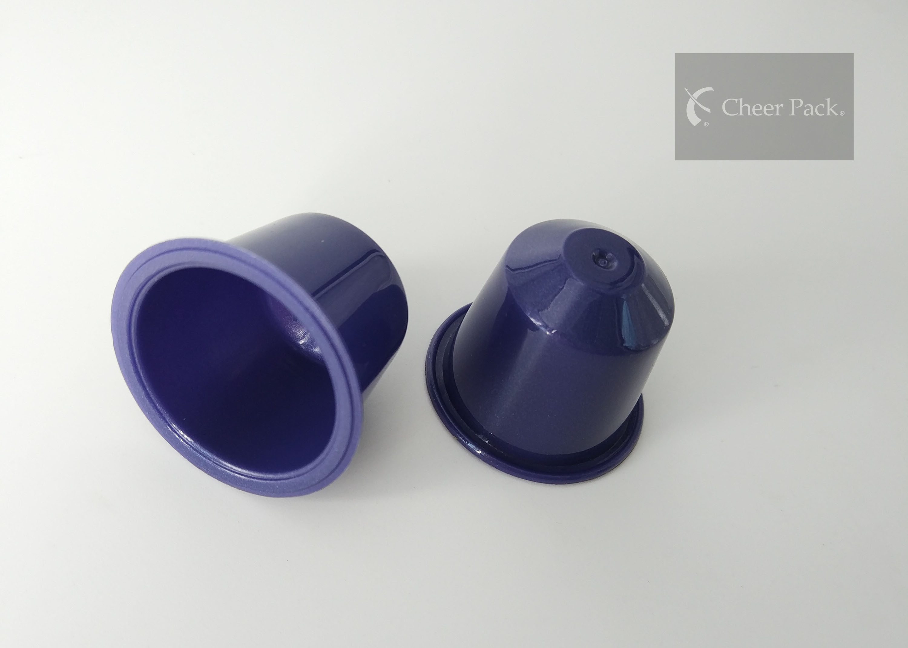 Black Food Grade Coffee Pod Capsules PP Materials With 8g Capacity , OEM ODM Service