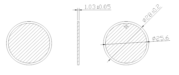 High Performance Piezoceramic Transducer Disc Ultrasonic Transducer piezo crystal