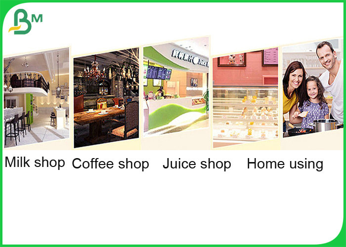 0.44mm Thickness 300gsm Uncoated Cup Paper For Making Paper Cup   