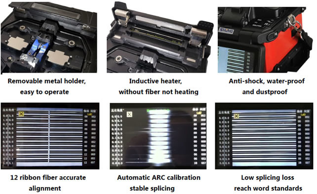 Ribbon Fiber / Specialty Fiber Fusion Splicer PMF Polarization Maintaining Fiber