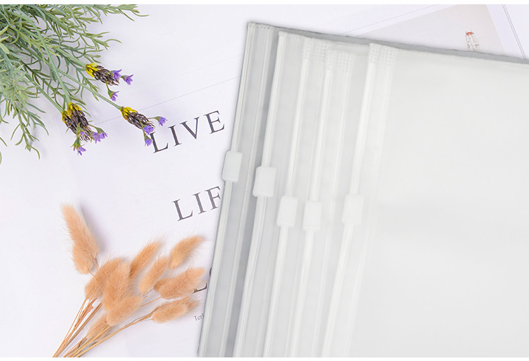 Reusable Zipper Bags In Customizable Colors Printed Transparent Frosted Bag