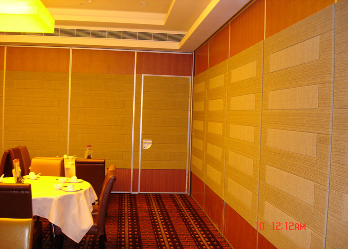 Folding Acoustic Movable Partition Walls , Banquet Room Moving Partition Wall