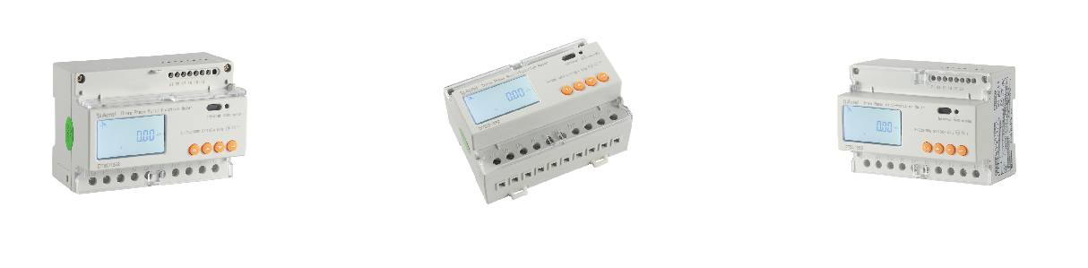 Acrel DTSD1352-CT Three Phase DIN Rail Mounting Energy Meter LCD Display 3 CT Current Under 5A