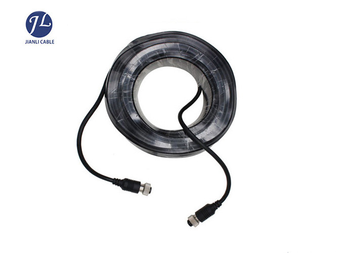 Waterproof 4 Pin Aviation Truck Trailer Connect Cable For Backup Camera System