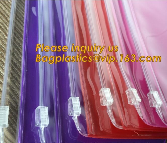 Plastic Bag OEM Custom PVC Loop Handle Image Printed Plastic Shopping Bag,Promotional Clear Waterproof Plastic Cosmetic