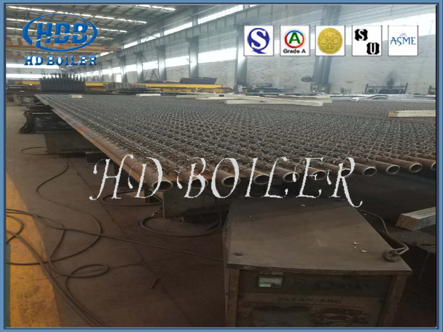 Alloy Steel Membrane Type Water Wall Panel For Coal - Fired and Pulverized Boilers in Thermal Power Station