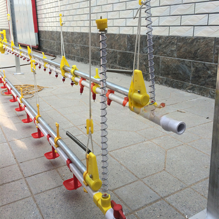 Poultry Feeder Drinker 25mm PVC Pipe Clamp Yellow For Poultry Water Supply