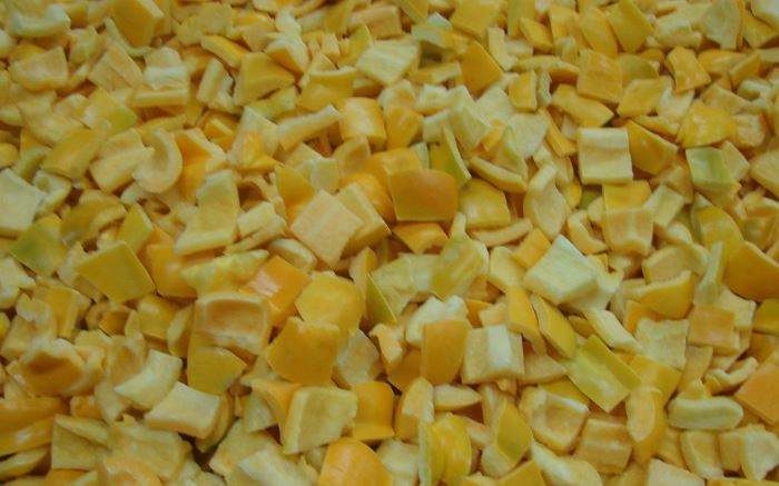Organic IQF Frozen Yellow Sweet Bell Pepper Strips Sliced Dice Cubes Freezing Healthy Natural Chinese