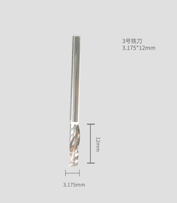 B3DT Garment Template Sheet Cutter Milling Knife Cutting Knife Single Blade Milling Cutter