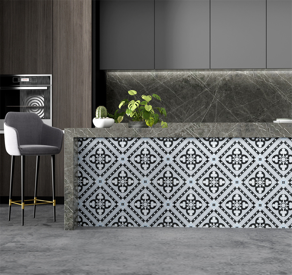 Eco-Friendly 200x200mm Gray Interior Floor Tiles For Decoration And Ceramic Rustic Tiles For Living Room
