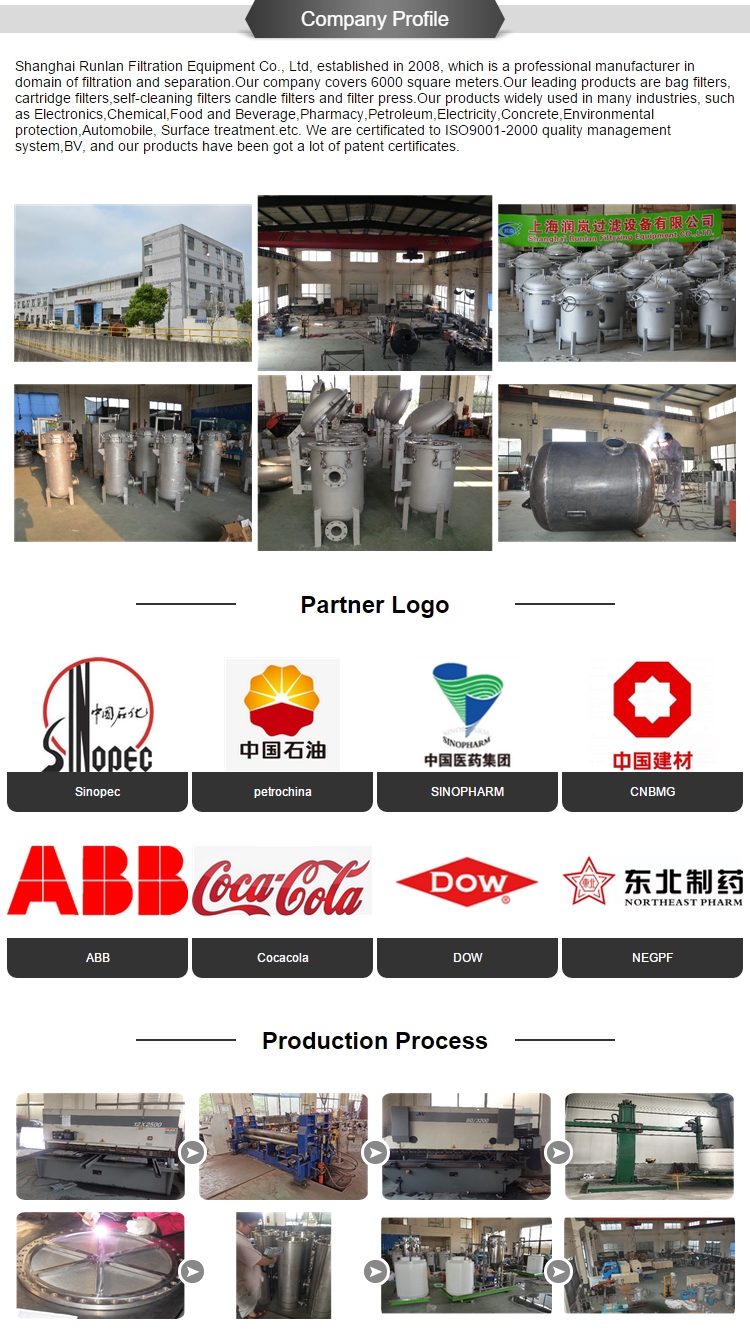 Stainless Steel PP Cartridge Filter for Pool Sand Purification 500L/Hour Productivity