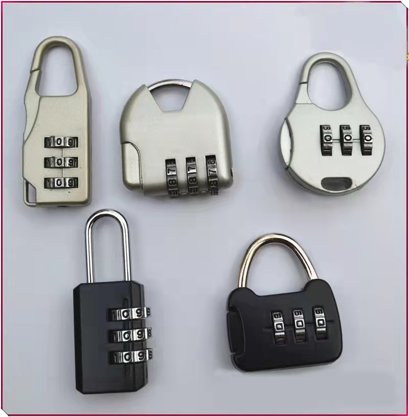 Hasp Luggage Zipper Lock Password Briefcase Bag Zinc Alloy