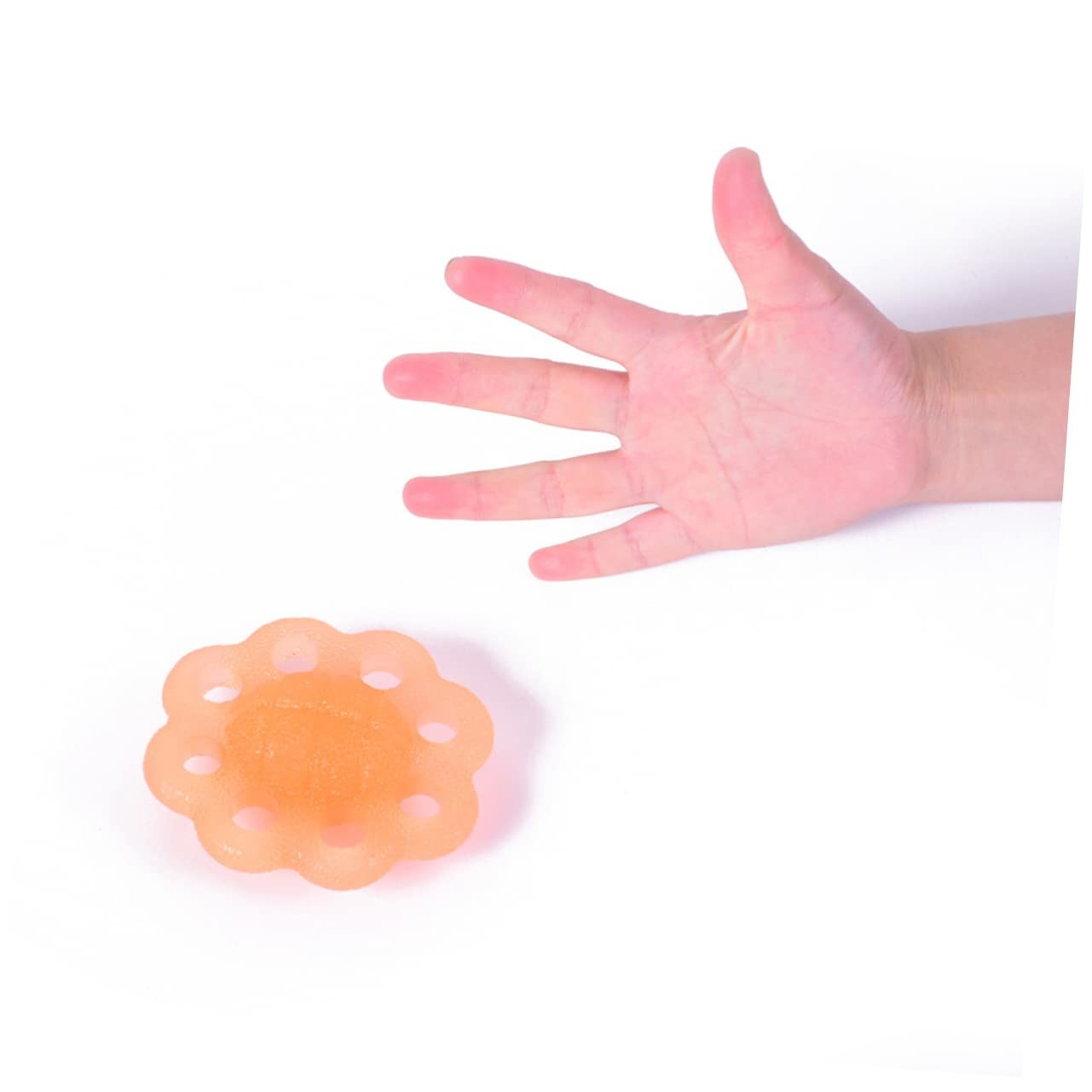 Cushioned Soft ‎Silicone Hand Finger Grip Strengthener Adjustable Resistance Levels