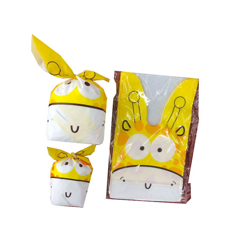 Wax Coated Paper Biscuit Gift Bags 19*32cm Environmental Friendly Material