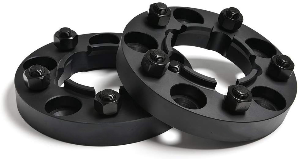 Lightweight Hard Anodized ATV Wheel Spacers CB124 Adapters For Land Rover Defender Discovery 1
