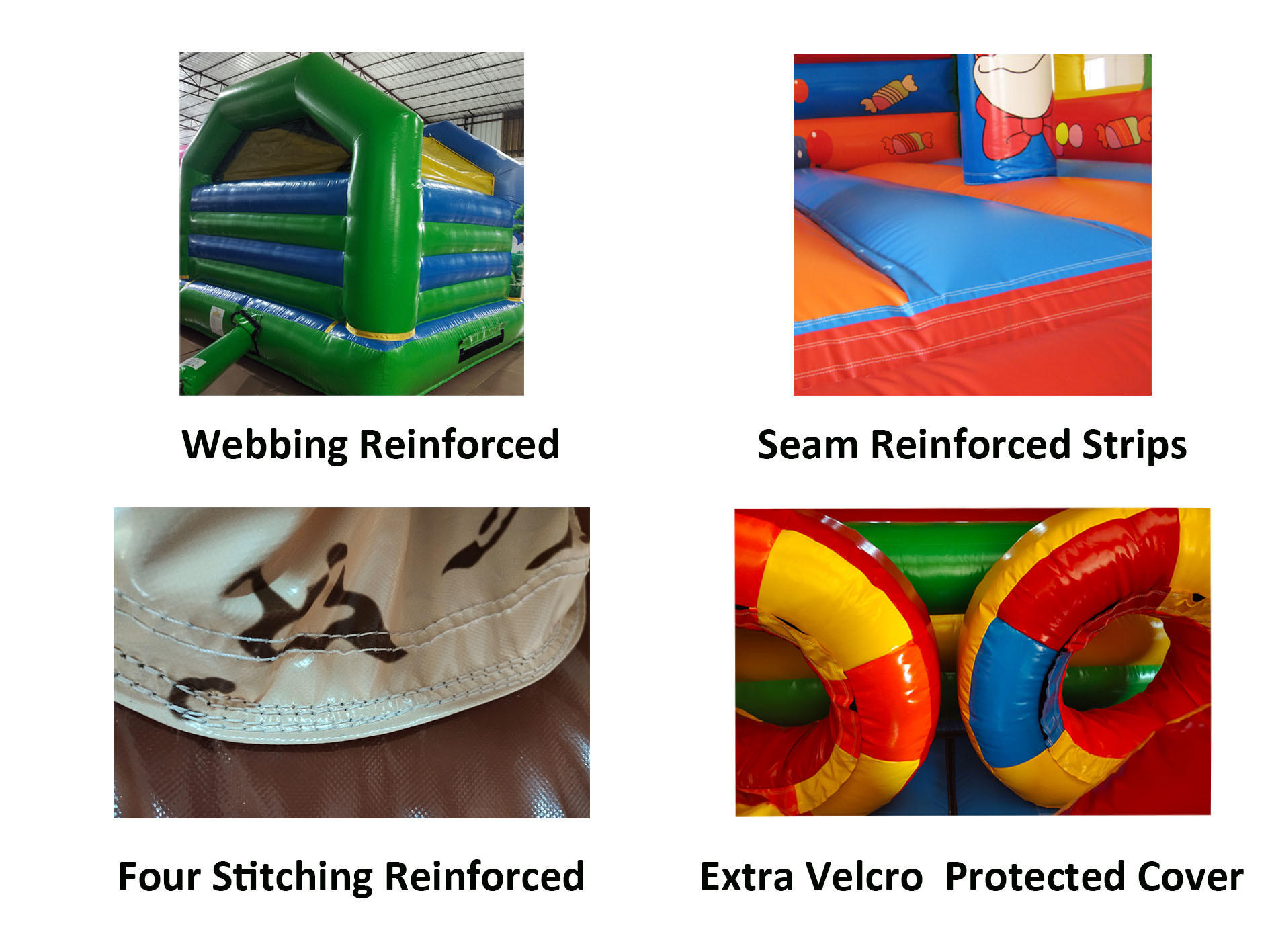 EN14960 8x3x4m Inflatable Water Slides Indoor Inflatable Water Bounce House