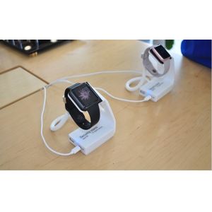 COMER anti-theft display watch holder with alarm and charging