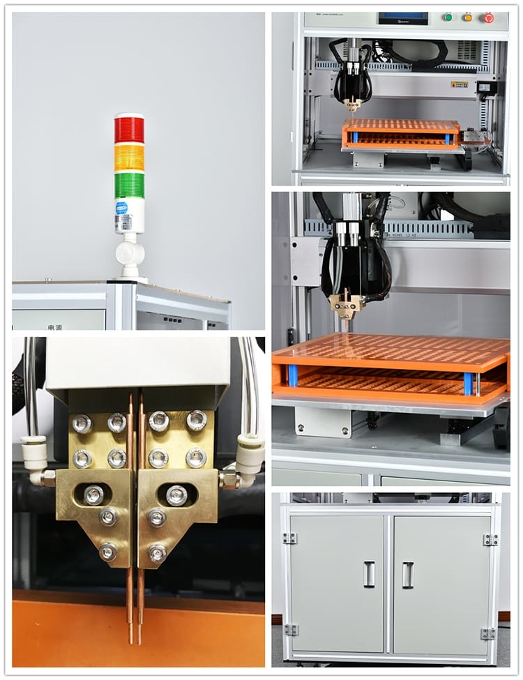 Fully Automatic Lithium Battery Spot Welding Machine CNC Single Sided Point