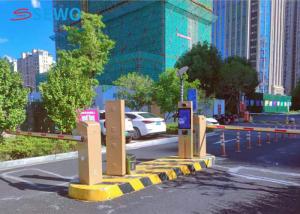  Parking Lot Automatic Licence Plate Recognition System With Advertising Boom Barrier Manufactures