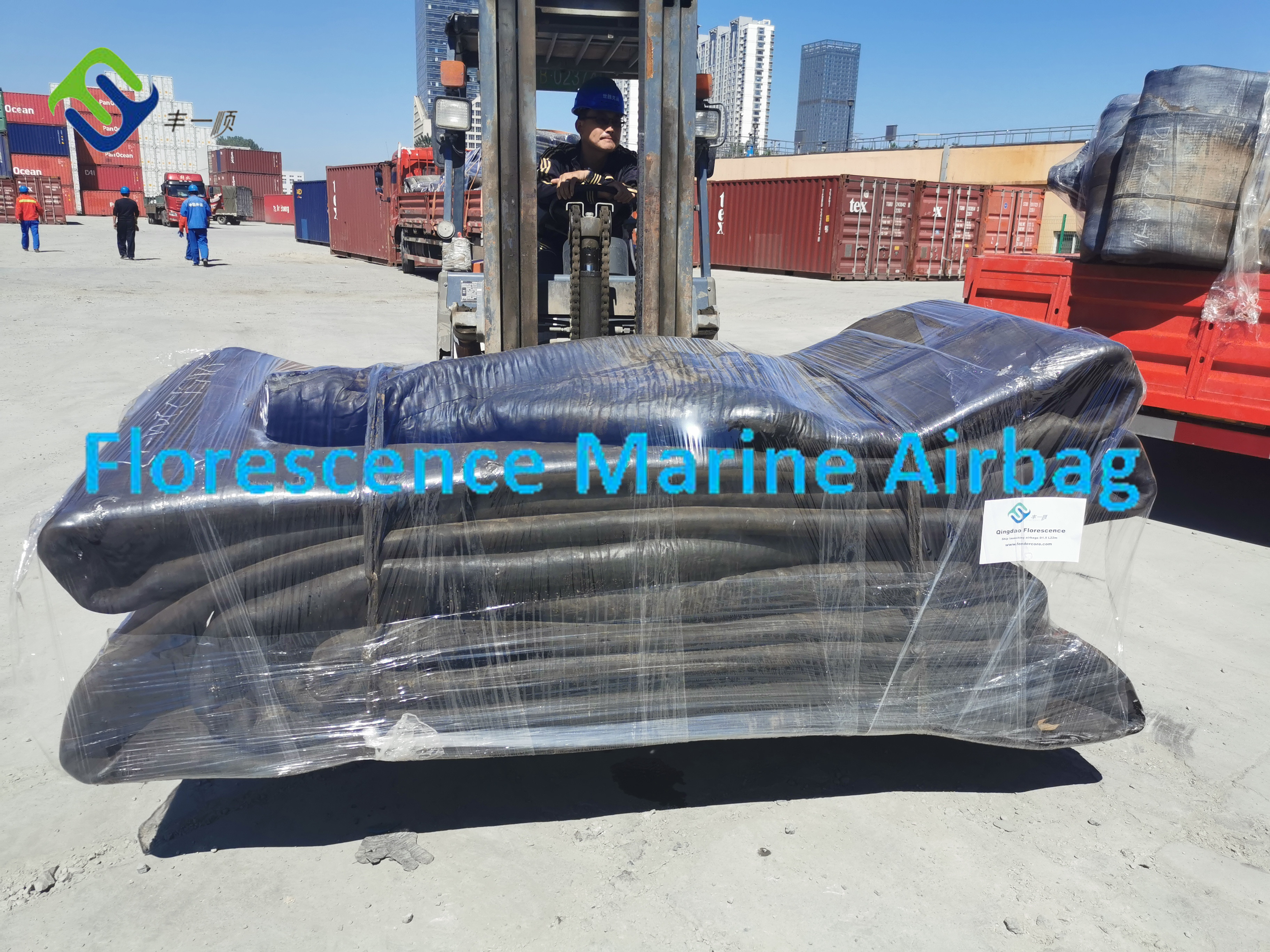 Customized Marine Rubber Airbag With 6-10 Years Lifespan For Landing And Salvage