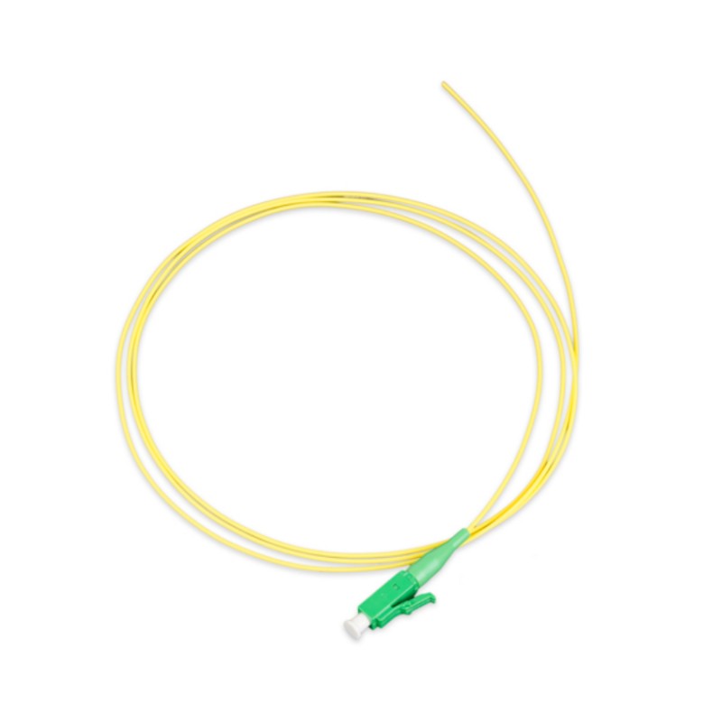 LC UPC Single Mode Single Core Fiber Optic Pigtail LZH/PVC 12cores for FTTH Network