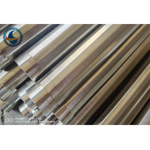 Food Processing Johnson Vee Wire Screen With Mesh Size 1mm-100mm