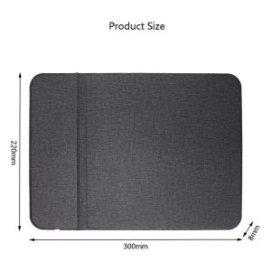 Custom Logo 15W Fast Charging Foldable Vertical Black Mouse Pad for Gaming and