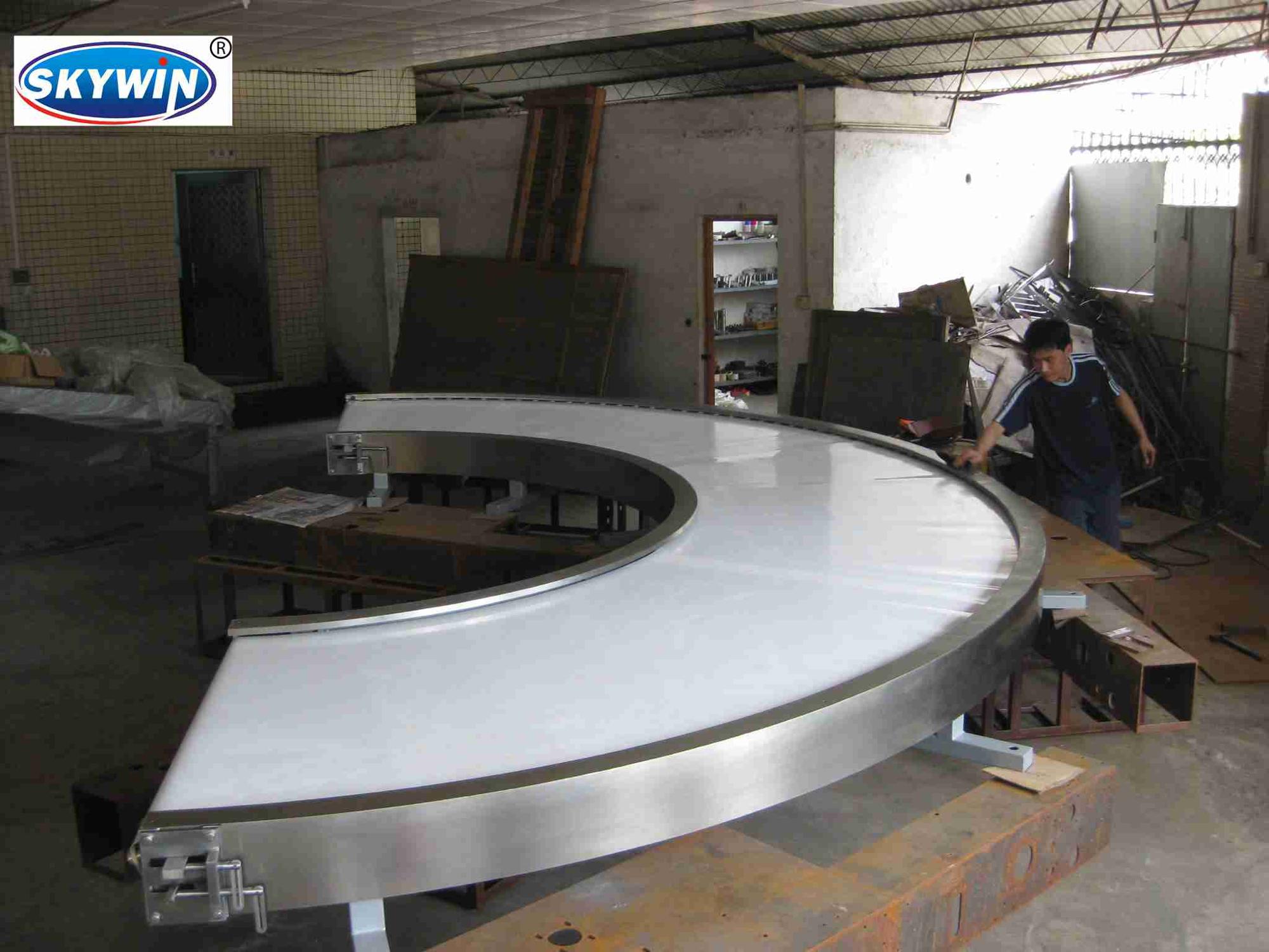 Biscuit Making Auxiliary Machine PVC Belt Conveyor Machine Independent Motor driver conveyor