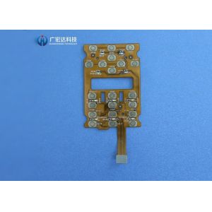 Foldable Single Side Flex FPC Dome Array 3M Adhesive With Dual Access Dome Array