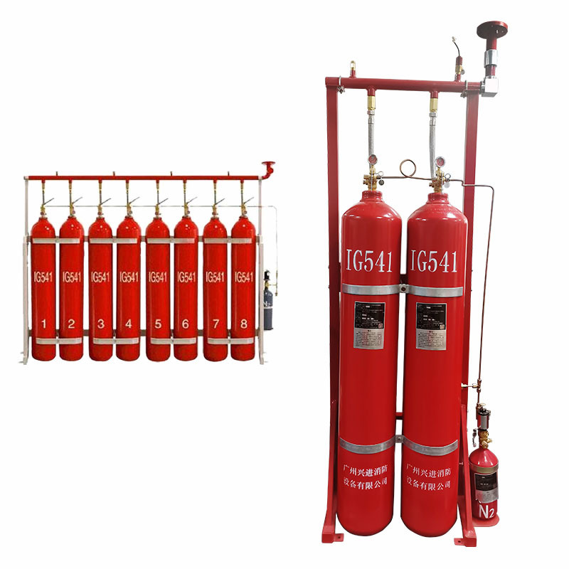 Easy Installation Inert Gas Fire Suppression System and Environmentally Friendly