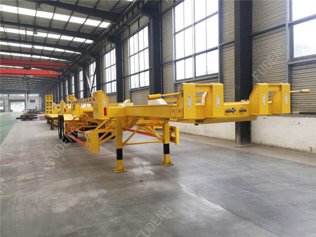 FUWA Axles 40ft skeletal chassis container trailer 40 tonnes port trucks terminal trailers