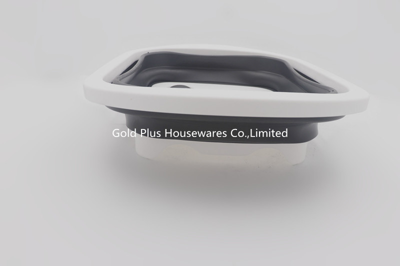 Outdoor Travel LFGB 3cm Folding Plastic Basket