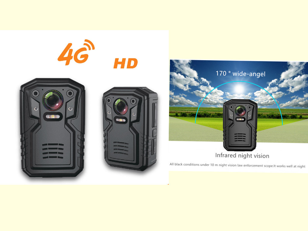 1080P QHD Police Body Camera Built In 32GB Record Video Audio Picture