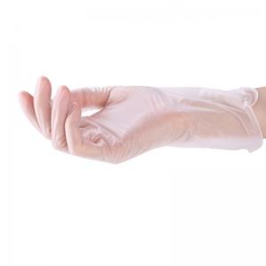  Powder free Transparent Smooth Touch Vinyl Gloves Manufactures