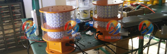 Free Maintenance Aircraft Warning Lights With High Borosilicate Glass