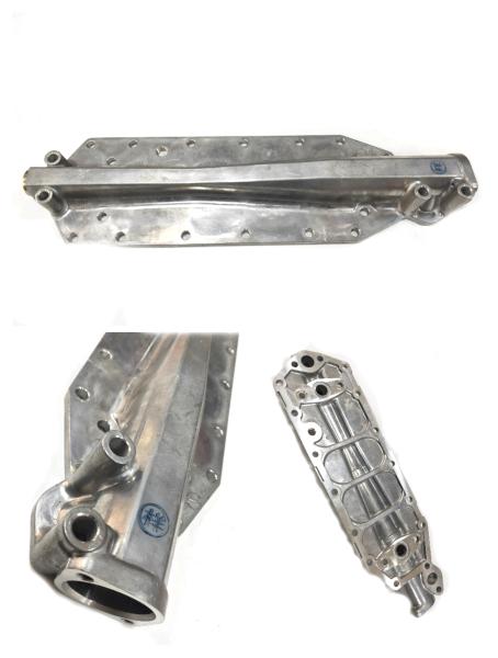 High Quality 6150-61-2123 Diesel Engine Parts For 6D125 Oil Cooler Cover Komatsu