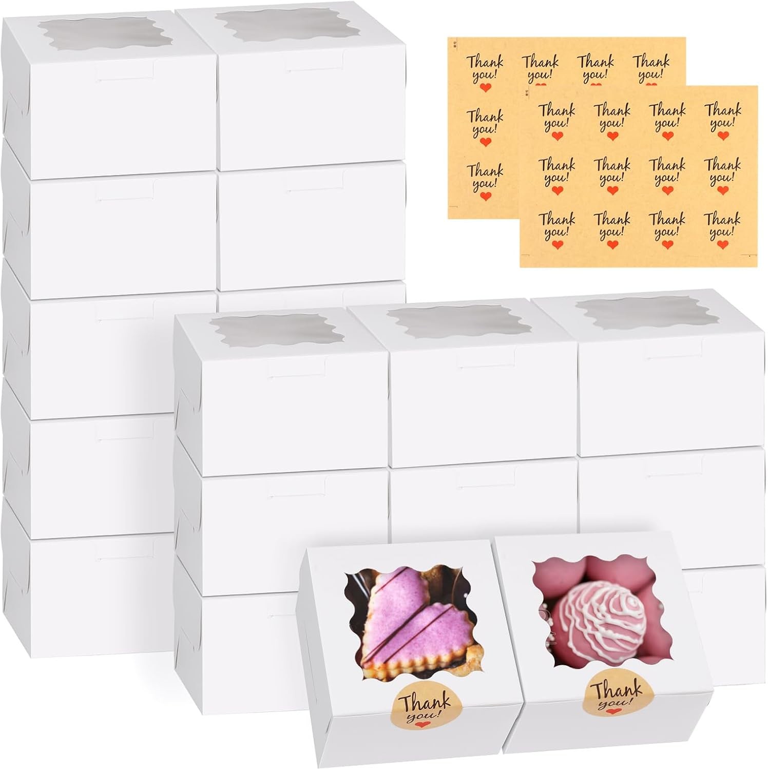 CMYK / Pontone Offsent Printing Cake Packaging Boxes For Product'S Protection And Presentation
