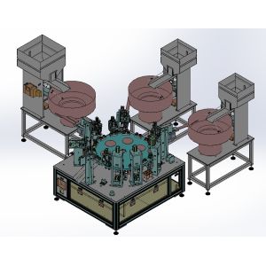 Full Automatic Bottle Cap Screwing Machine With PLC Control System