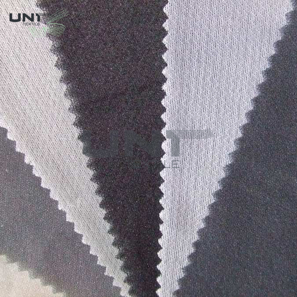Circular Knit Fusible Adhesive Non Woven Interlining 150cm width