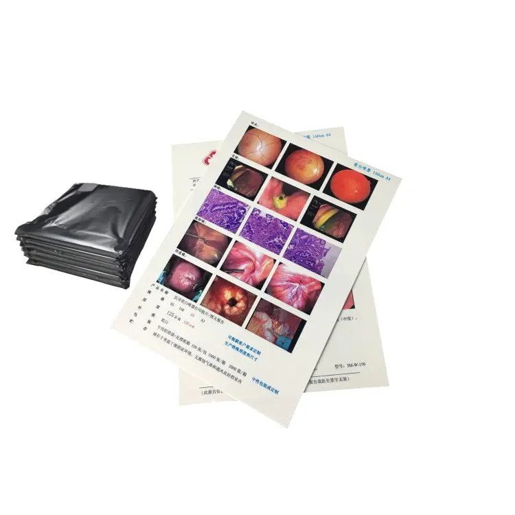 High Resolution Blue White Medical X ray films with Glossy Surface Finish