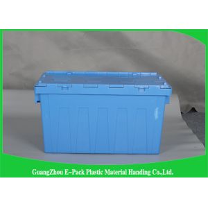 Standard Plastic Attached Lid Containers Foldable Large Distribution For