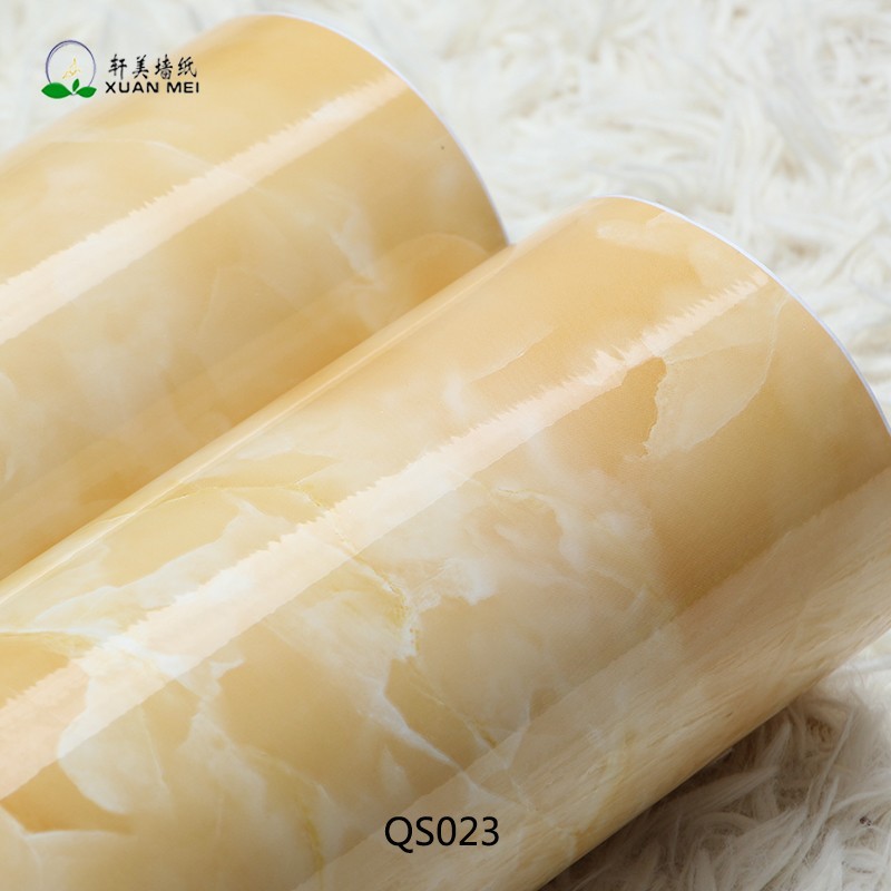 XuanMei Decorative Marble Contact Paper PVC Adhesive Film Thickness 0.2MM-0.3MM for Furniture Transformation