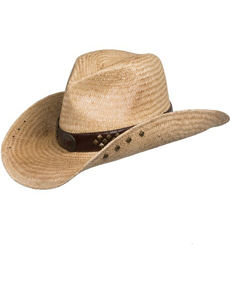 Western Style Cowboy Hat With Pyramid stud