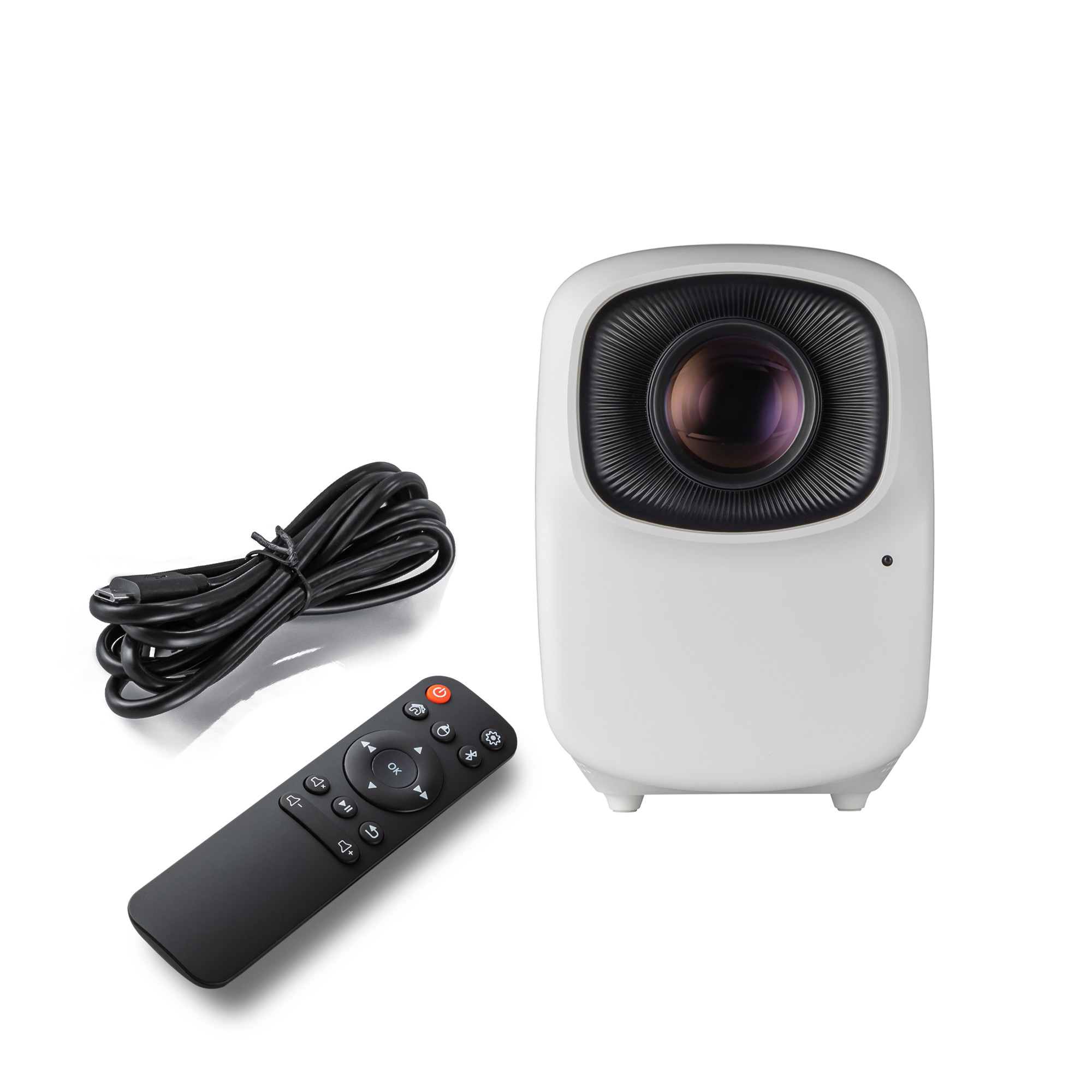 1080P HD LCD Mini Pico Projector 30000 Hours Multimedia Home Theater