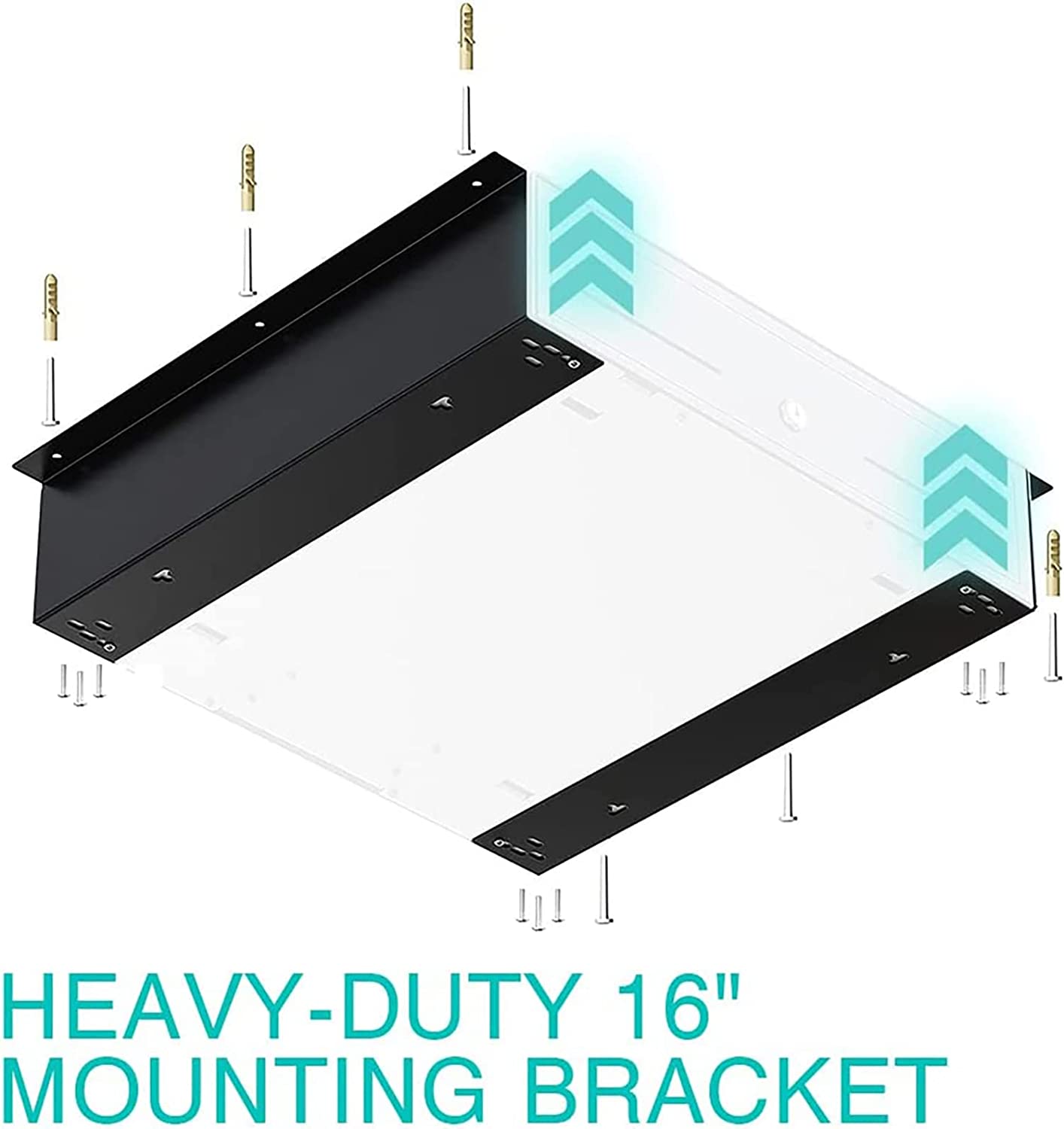 Metal Cash Drawer Under counter Mounting Bracket Heavy Duty Steel Mounting Bracket for Mounting 16" Cash Registers
