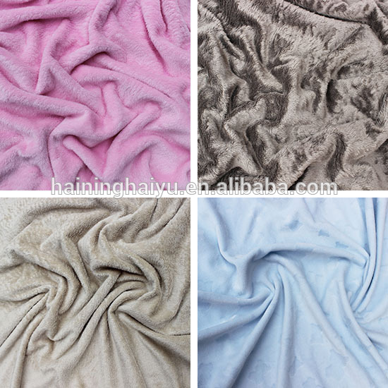 flex plain plush baby blanket minky fabric sofa material cotton fabric