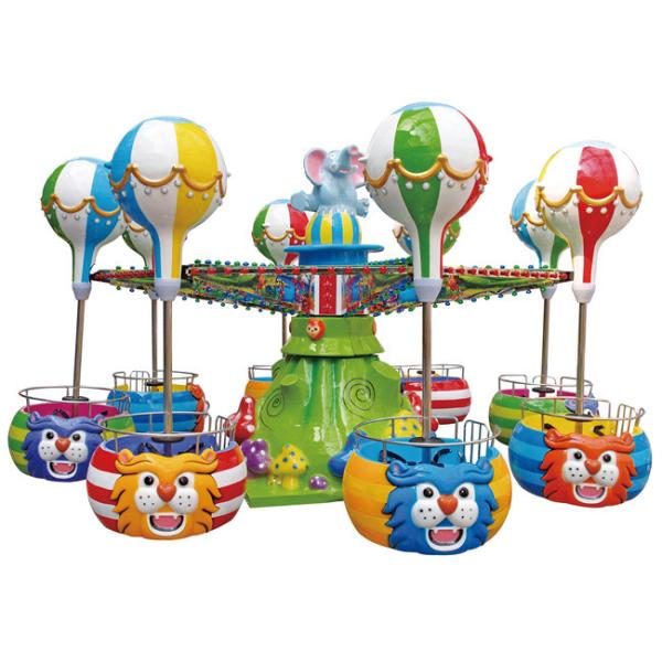 Quality The circus animals in 8 colors big helicopter lifting and revolving amusement park ride for sale