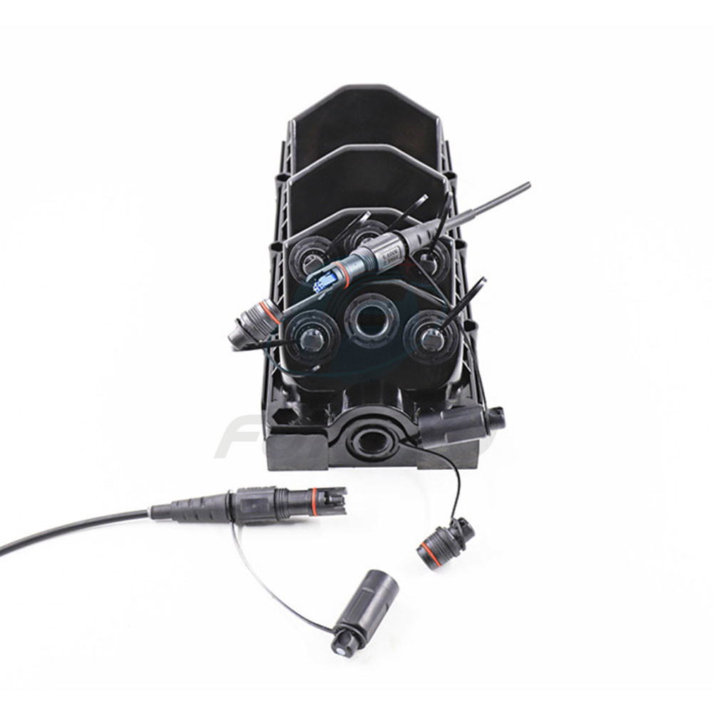 6 Core Outdoor FTTX Cable Fiber Cassette Enclosure Splice Box For FTTA Splitter