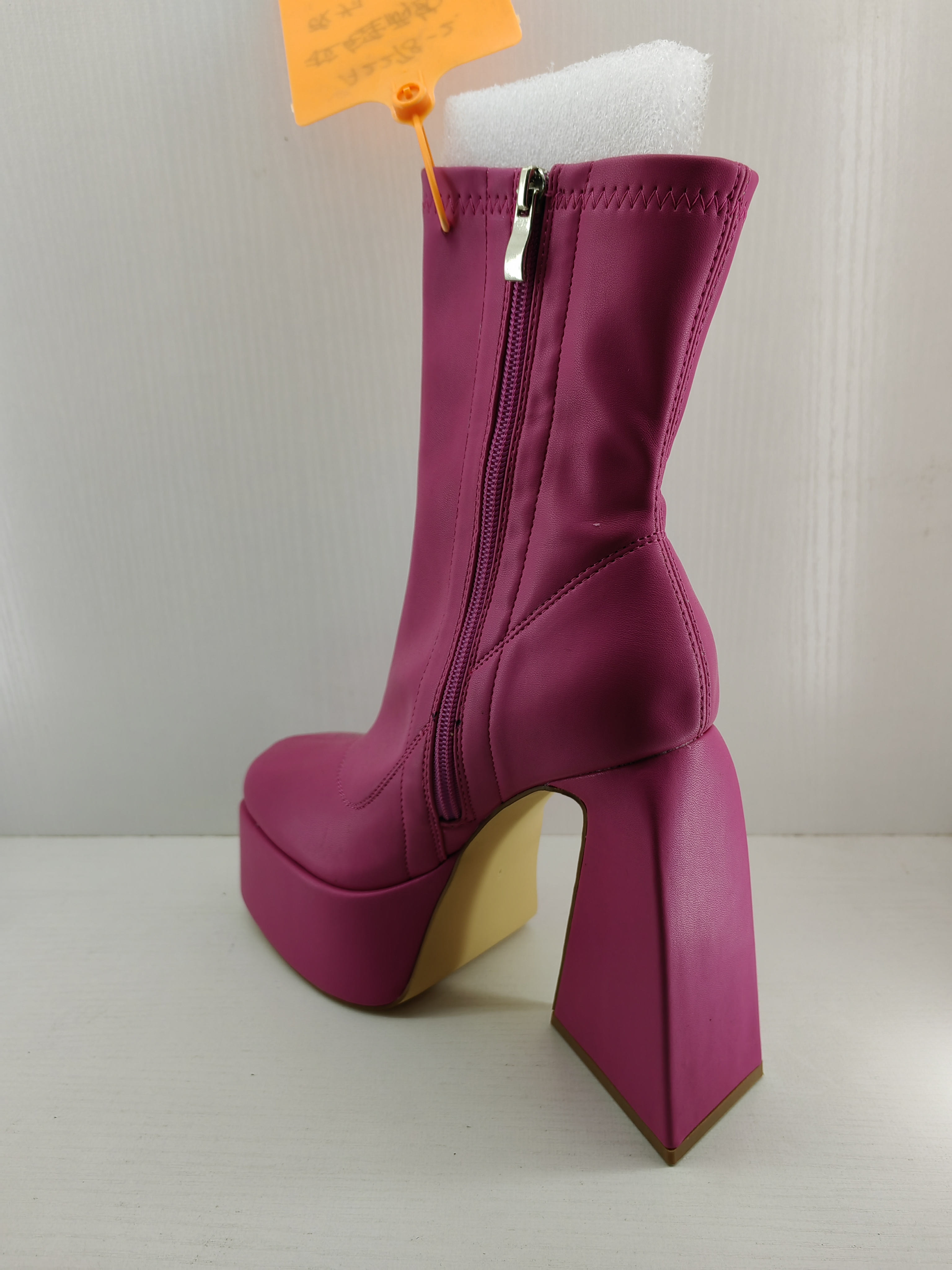 Solid Pattern Women S Ankle Boots Ankle Upper Height For Any Occasion